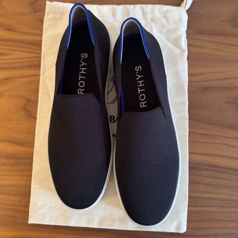 Rothy's Women's Black Slip Ons Sz 10